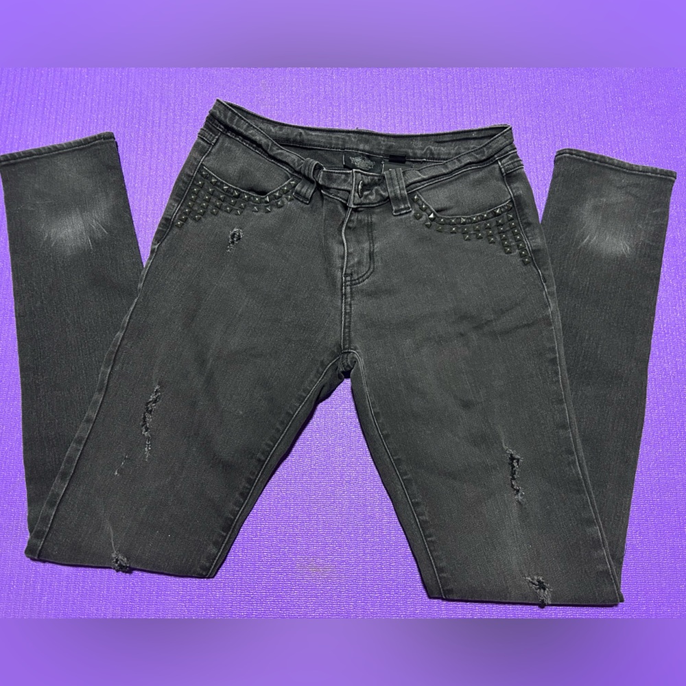 Harley Davidson studded skinny jeans